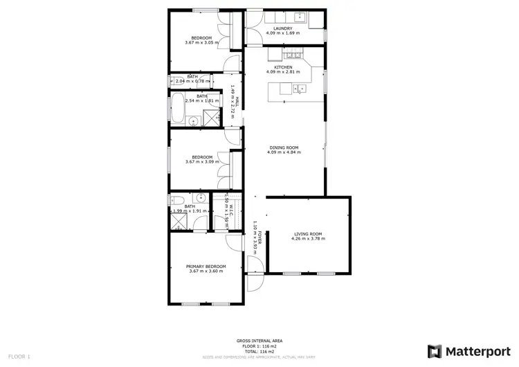 Floorplan of Homely house listing, 2 Rhymney Court, Mildura VIC 3500