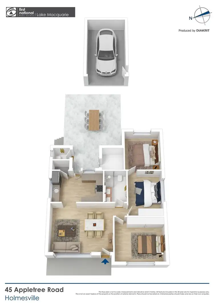 Floorplan of Homely house listing, 45 Appletree Road, Holmesville NSW 2286