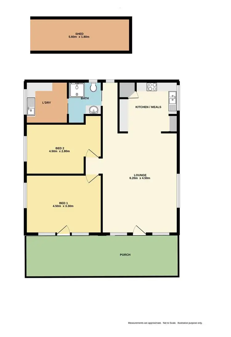Floorplan of Homely house listing, 145 Main Street, Eldorado VIC 3746