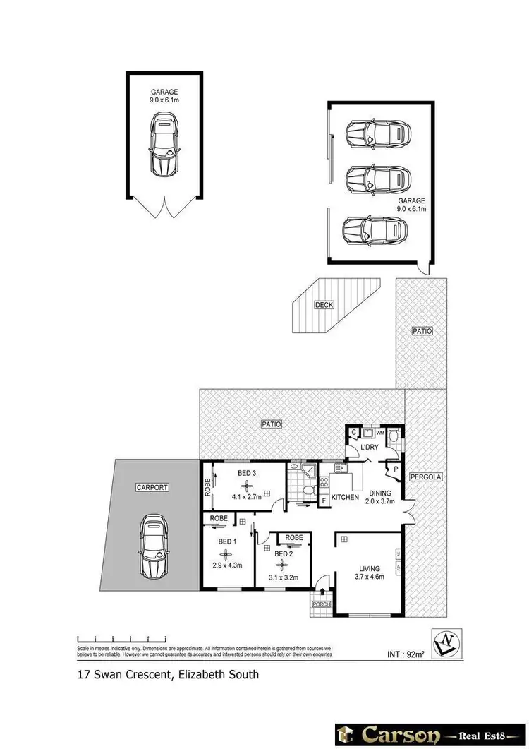 Floorplan of Homely house listing, 17 Swan Crescent, Elizabeth South SA 5112