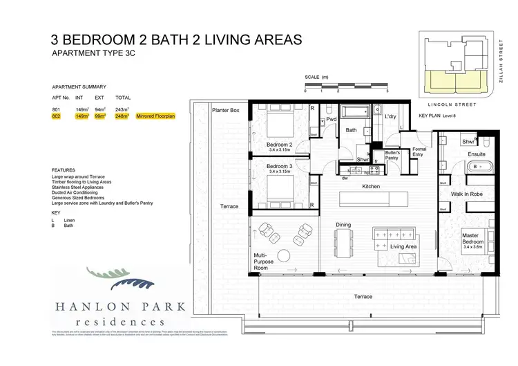 Floorplan of Homely unit listing, 802/9 Zillah Street, Stones Corner QLD 4120