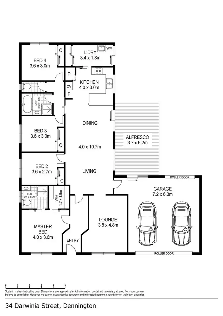Floorplan of Homely house listing, 34 Darwinia Street, Warrnambool VIC 3280