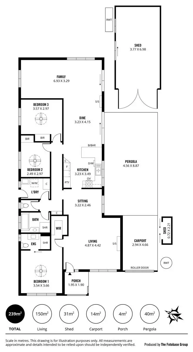 Floorplan of Homely house listing, 25 Lantern Drive, Seaford Rise SA 5169