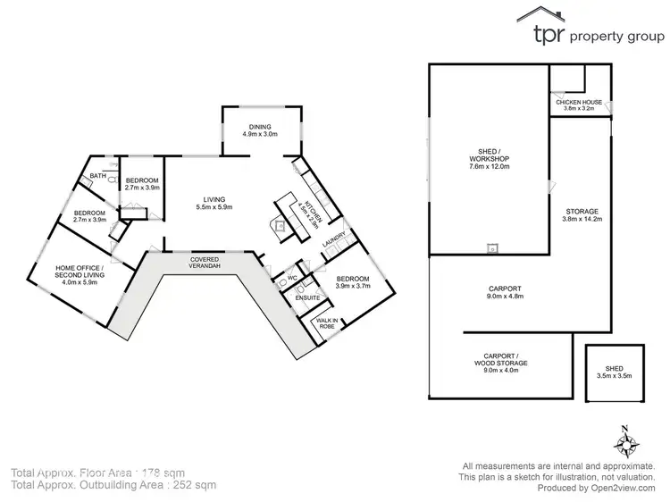 Floorplan of Homely house listing, 95 Misty Hill Road, Mountain River TAS 7109