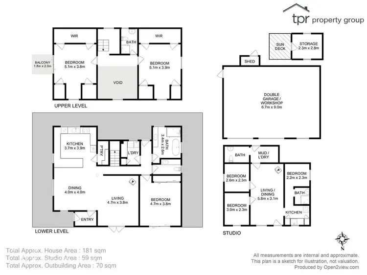 Floorplan of Homely house listing, 53 Klynes Road, Lymington TAS 7109