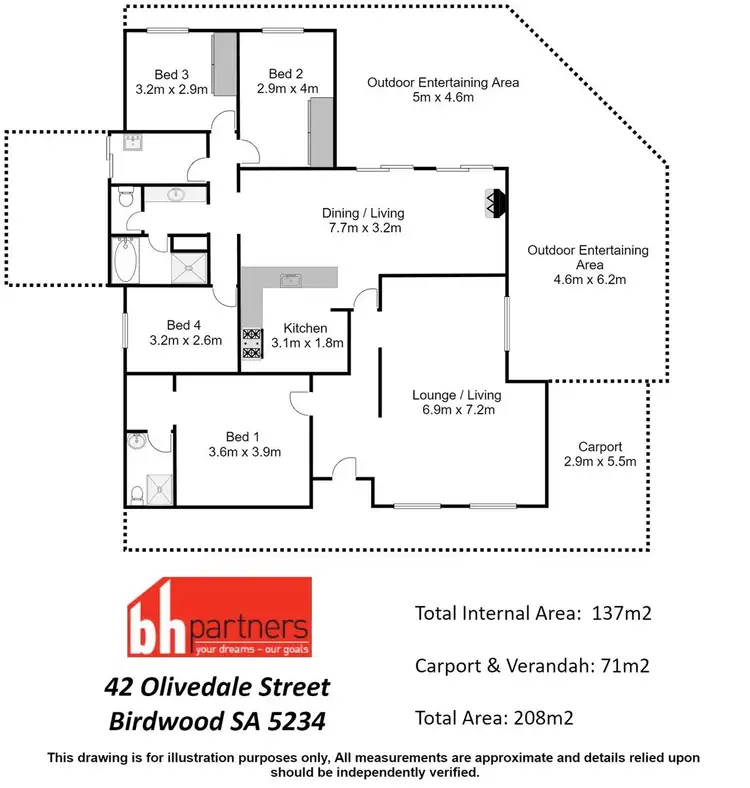 Floorplan of Homely house listing, 42 Olivedale Street, Birdwood SA 5234