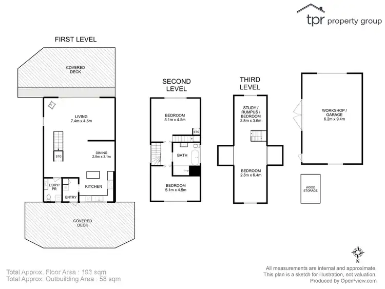 Floorplan of Homely house listing, 167 North Huon Road, Ranelagh TAS 7109