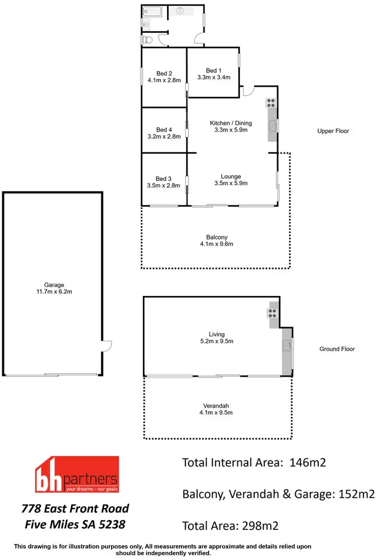 Floorplan of Homely house listing, 778 East Front Road, Five Miles SA 5238