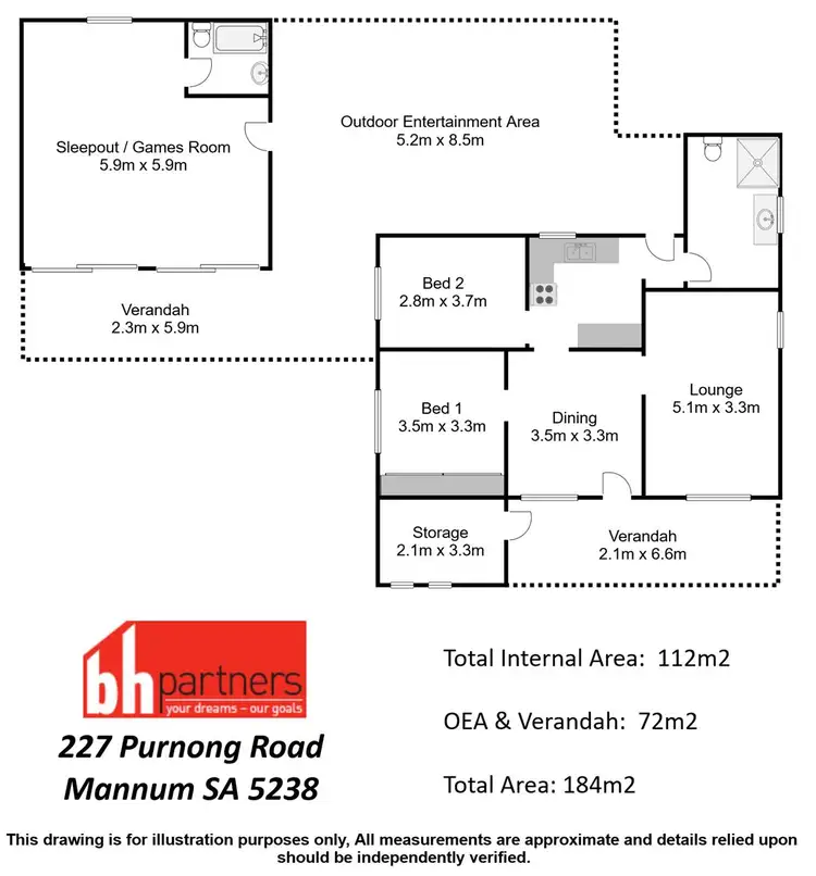 Floorplan of Homely house listing, 227 Purnong Road, Mannum SA 5238