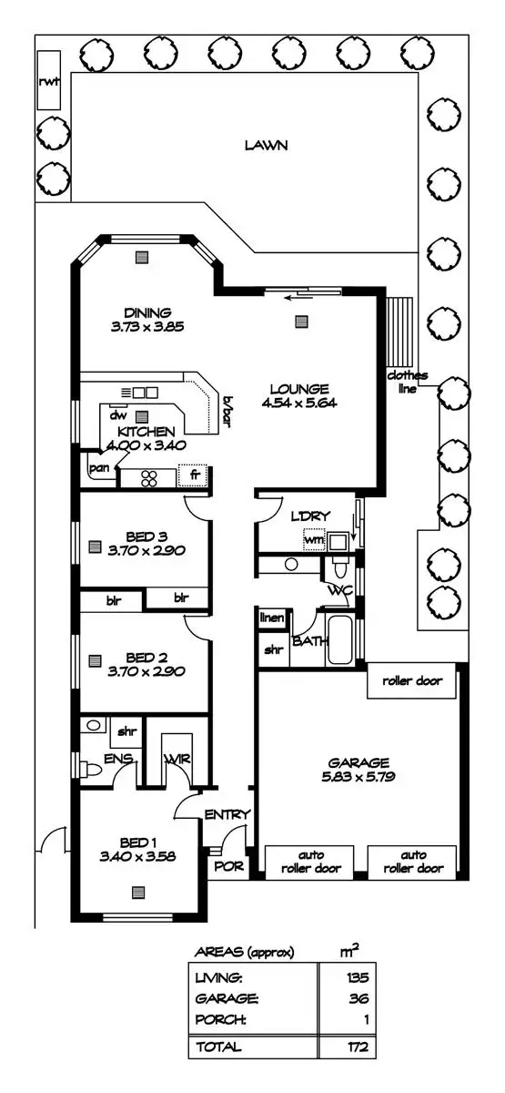 Floorplan of Homely house listing, 30 Pultawilta Avenue, Enfield SA 5085