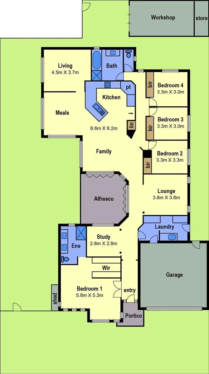Floorplan of Homely house listing, 18 Blue Moon Way, Sydenham VIC 3037
