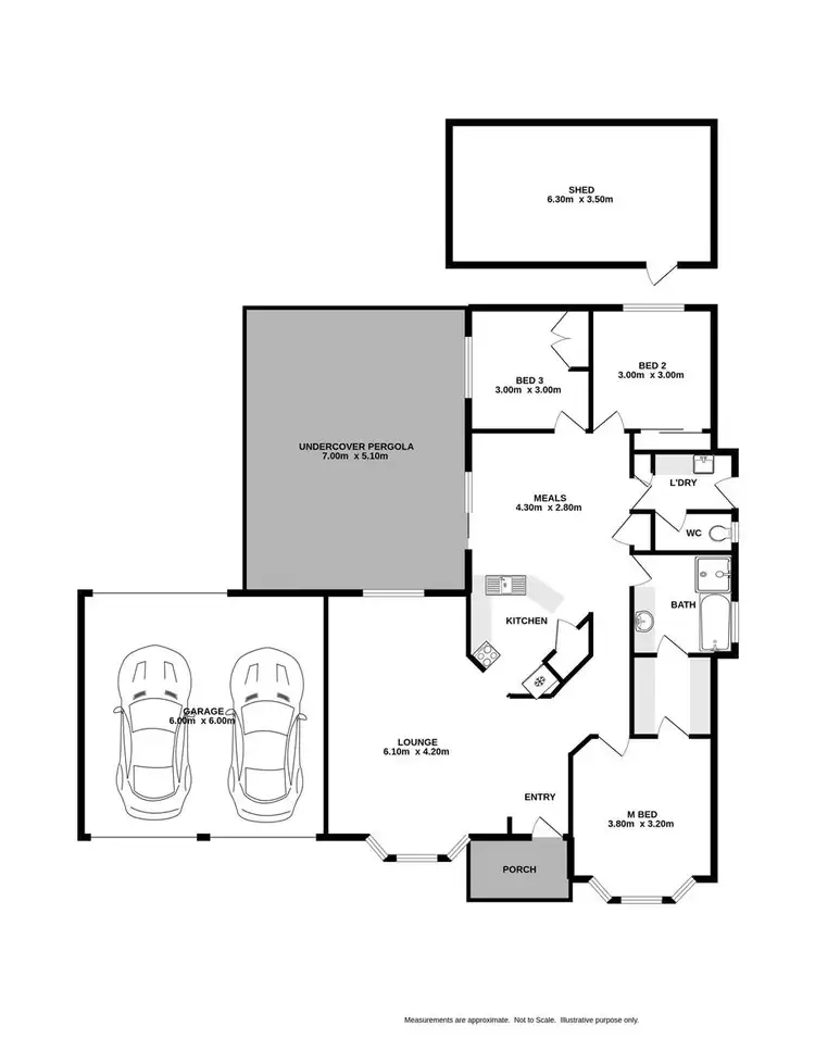 Floorplan of Homely house listing, 16 Nardoo Court, Thurgoona NSW 2640