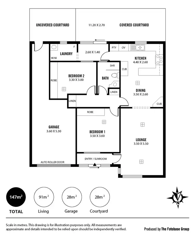 Floorplan of Homely unit listing, 3/17 Partridge Street, Glenelg SA 5045