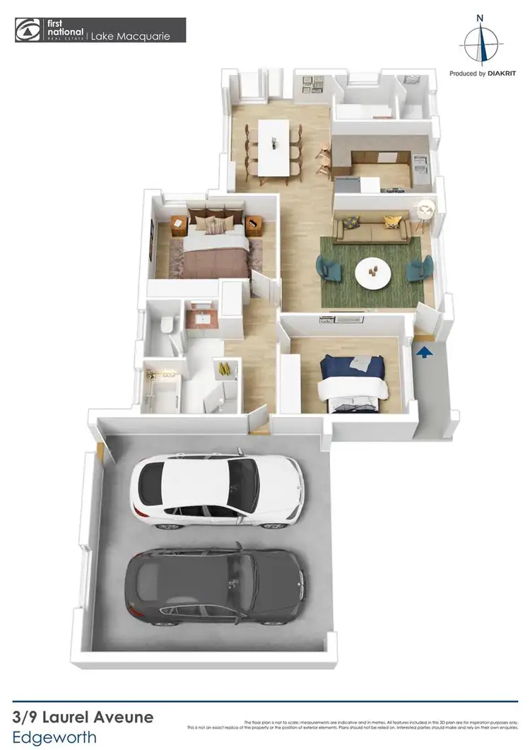 Floorplan of Homely villa listing, 3/9 Laurel Avenue, Edgeworth NSW 2285