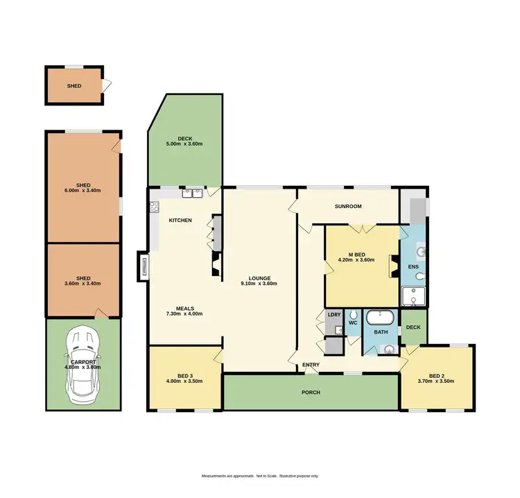 Floorplan of Homely house listing, 8 Malakoff Road, Beechworth VIC 3747