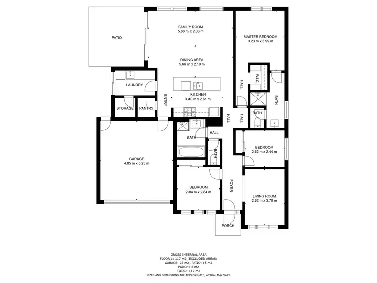 Floorplan of Homely house listing, 4 Middleton Crescent, Wodonga VIC 3690