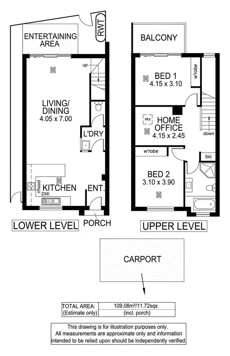 Floorplan of Homely house listing, 9/67 Conington Crescent, Morphett Vale SA 5162