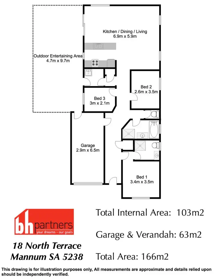 Floorplan of Homely house listing, 18 North Terrace, Mannum SA 5238
