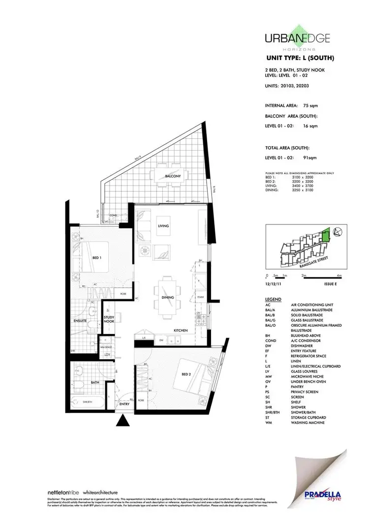 Floorplan of Homely unit listing, 20203/63 Blamey Street, Kelvin Grove QLD 4059