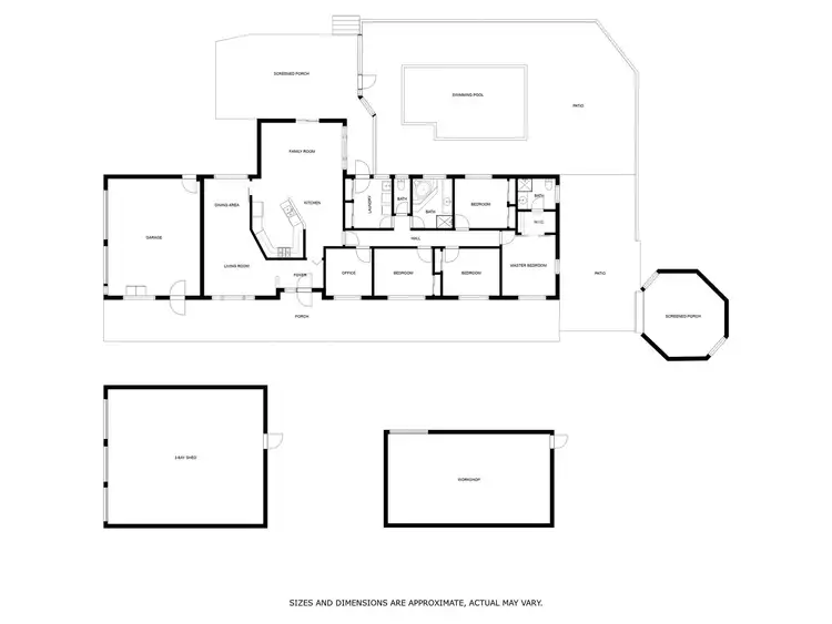 Floorplan of Homely house listing, 1 Platypus Court, Baranduda VIC 3691