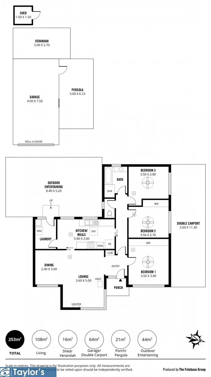 Floorplan of Homely house listing, 34 Kildonan Avenue, Para Vista SA 5093