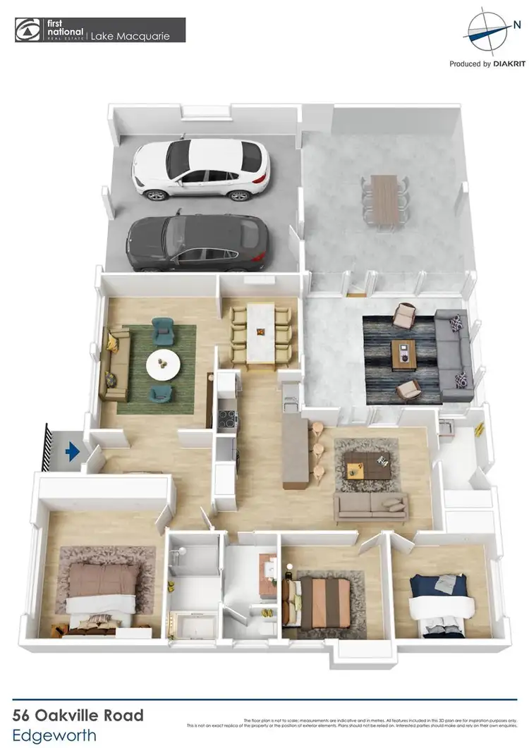 Floorplan of Homely house listing, 56 Oakville Road, Edgeworth NSW 2285