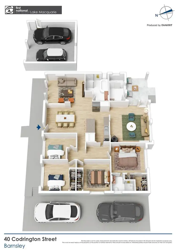 Floorplan of Homely house listing, 40 Codrington Street, Barnsley NSW 2278