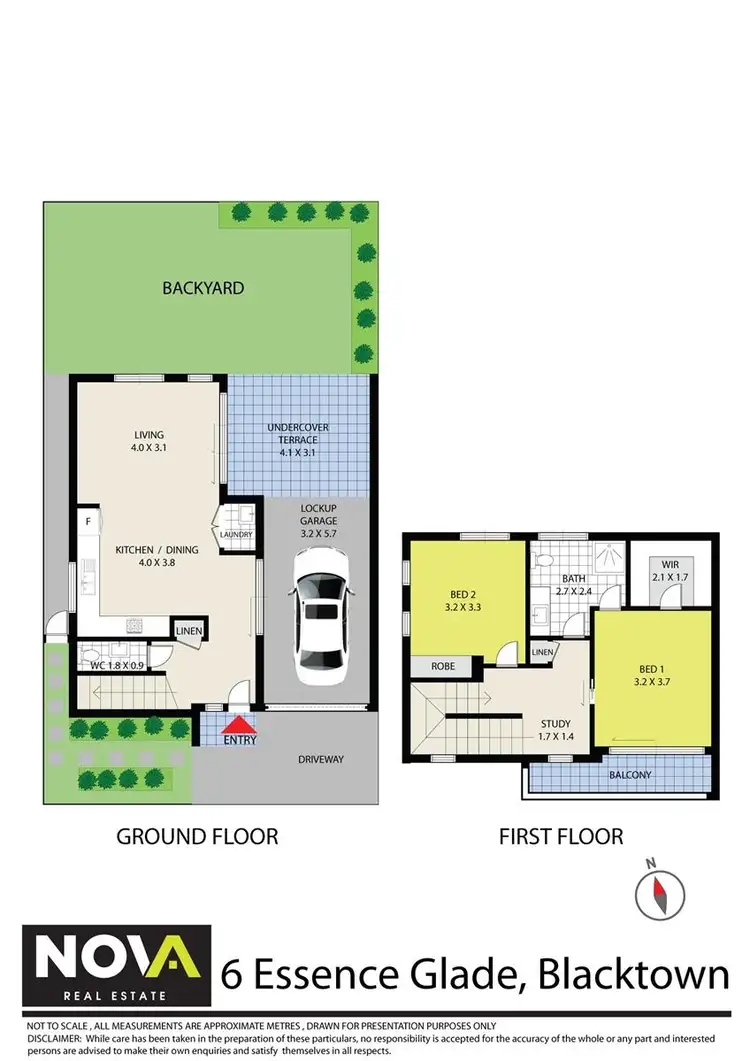 Floorplan of Homely house listing, 6 Essence Glade, Blacktown NSW 2148
