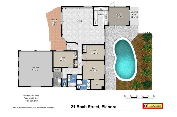 Floorplan of Homely house listing, 21 Boab Street, Elanora QLD 4221