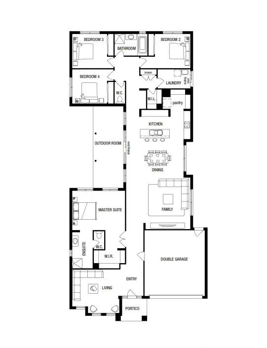 Floorplan of Homely house listing, 18 Jordan Place, Warrnambool VIC 3280