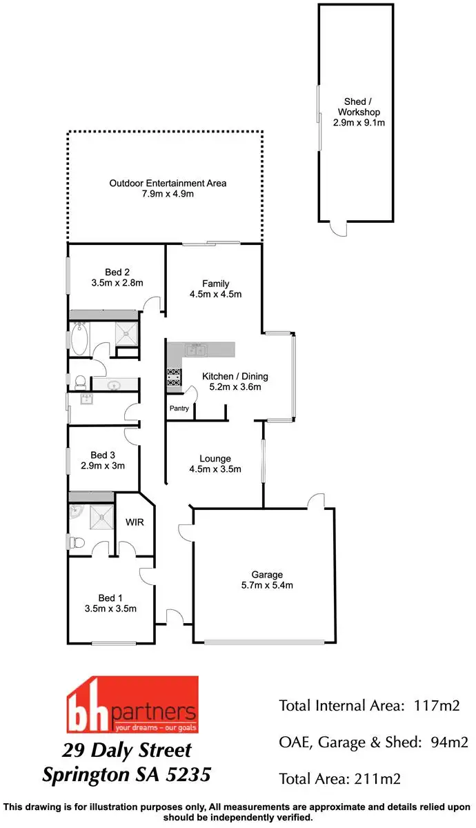 Floorplan of Homely house listing, 29 Daly Street, Springton SA 5235