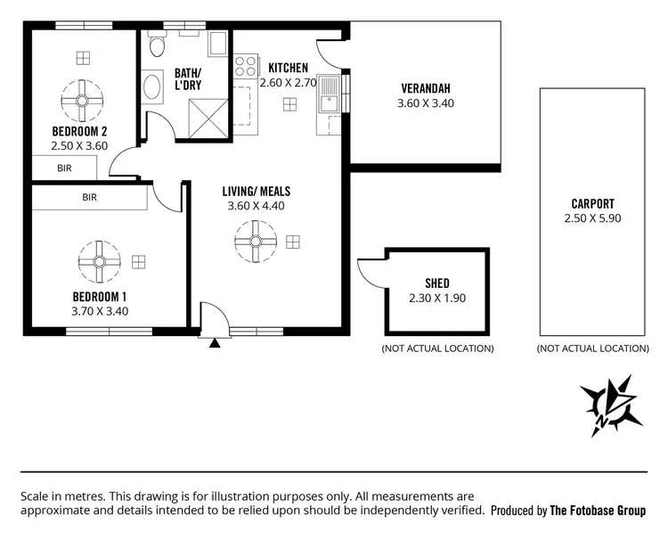 Floorplan of Homely unit listing, 25/118 Lipsett Terrace, Brooklyn Park SA 5032