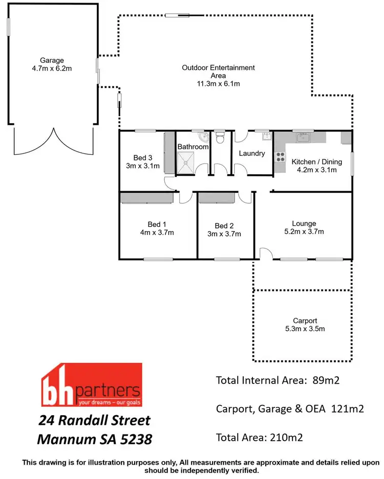 Floorplan of Homely house listing, 24 Randall Street, Mannum SA 5238
