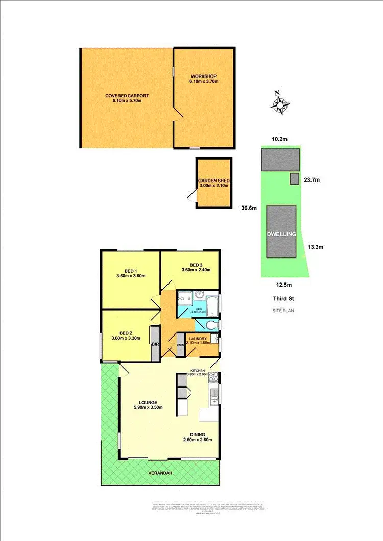 Floorplan of Homely house listing, 2 Third Street, Adamstown NSW 2289