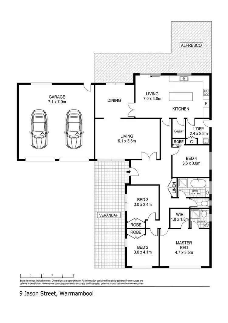 Floorplan of Homely house listing, 9 Jason Street, Warrnambool VIC 3280