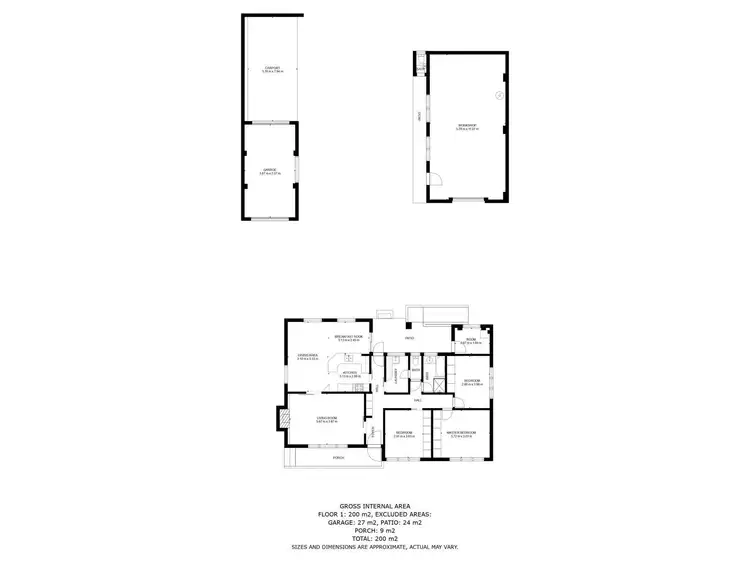 Floorplan of Homely house listing, 9 Bassett Street, Wodonga VIC 3690