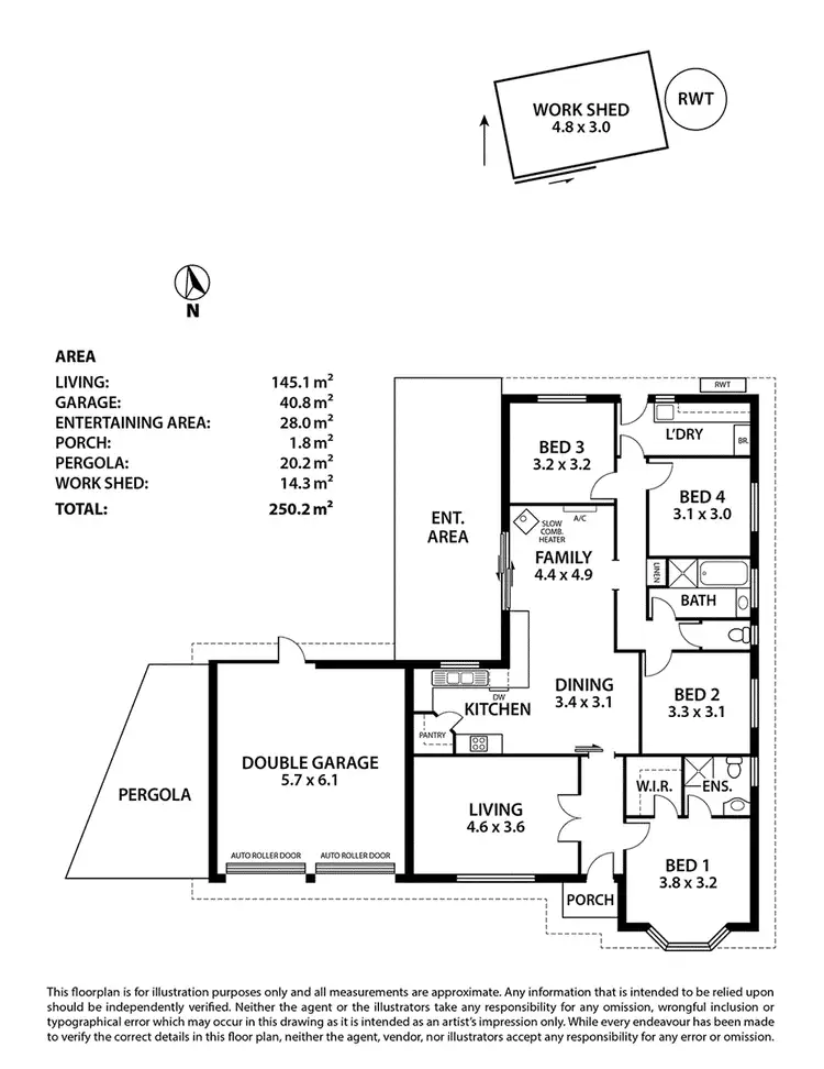 Floorplan of Homely house listing, 10 Noske Court, Lobethal SA 5241