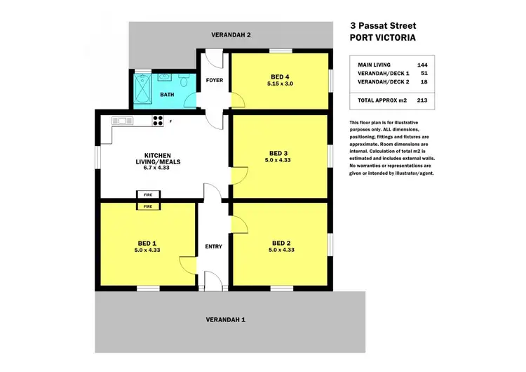 Floorplan of Homely house listing, 3 Passat Street, Port Victoria SA 5573