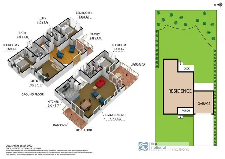 Floorplan of Homely house listing, 209 Smiths Beach Road, Smiths Beach VIC 3922