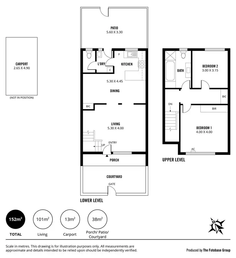 Floorplan of Homely townhouse listing, 3/33 Foster Street, Parkside SA 5063