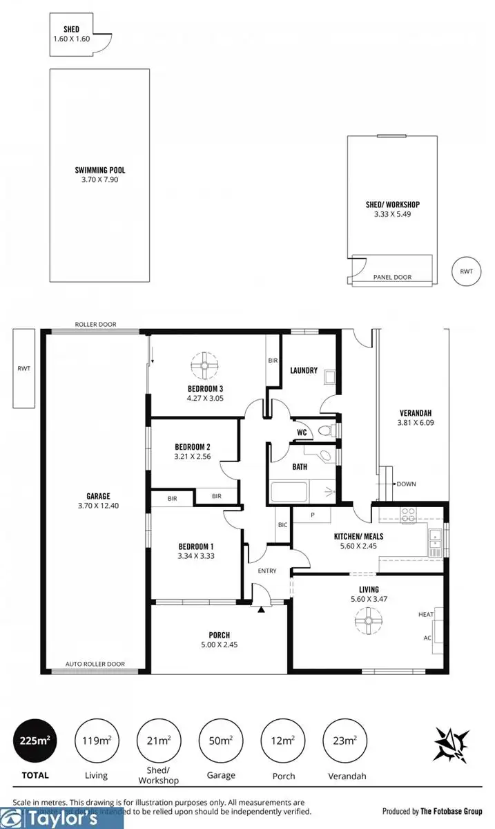 Floorplan of Homely house listing, 19 Warrigal Street, Para Hills SA 5096