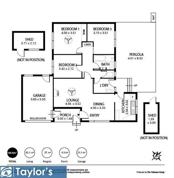 Floorplan of Homely house listing, 93 Northcote Drive, Para Hills West SA 5096
