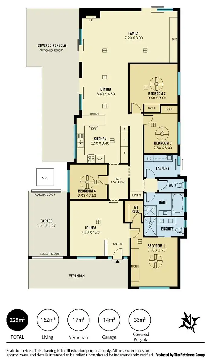 Floorplan of Homely house listing, 37 Christiana Crescent, Wynn Vale SA 5127