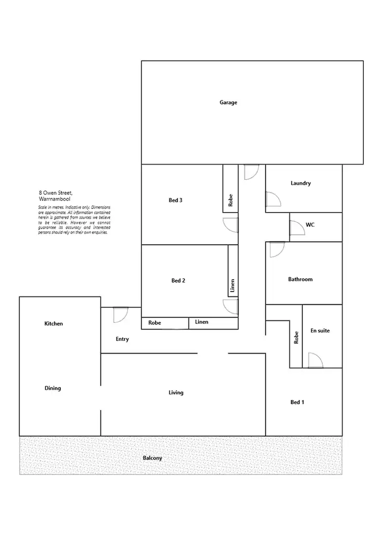 Floorplan of Homely house listing, 8 Owen Street, Warrnambool VIC 3280