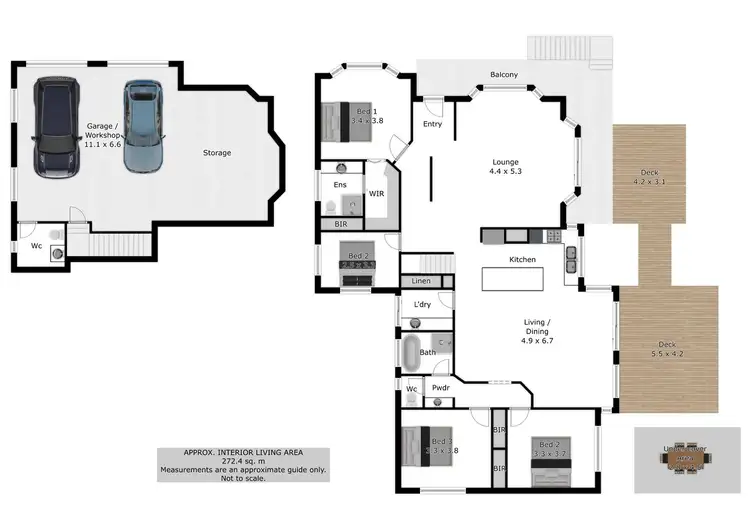 Floorplan of Homely house listing, 8 Warwick Road, Wodonga VIC 3690