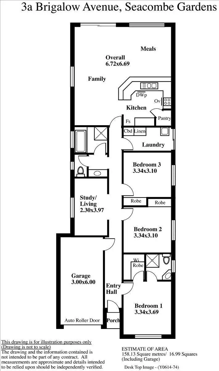 Floorplan of Homely house listing, 3A Brigalow Avenue, Seacombe Gardens SA 5047