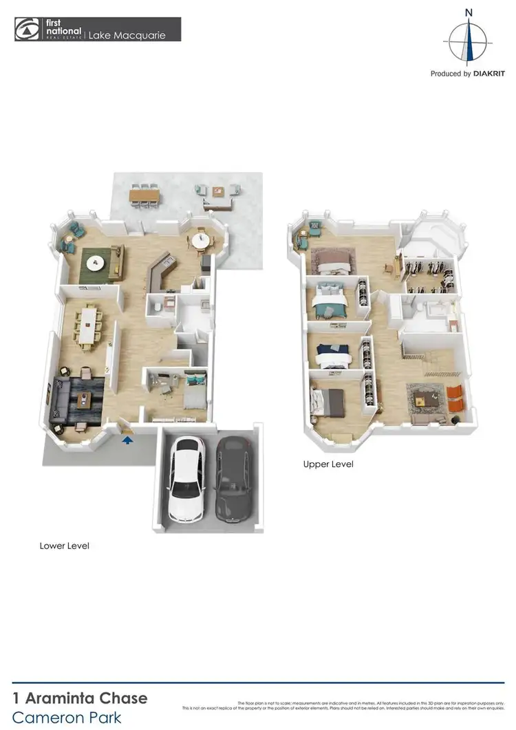 Floorplan of Homely house listing, 1 Araminta Chase, Cameron Park NSW 2285
