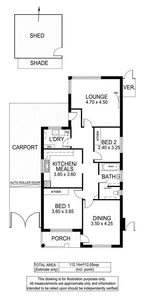 Floorplan of Homely house listing, 54 Palm Avenue, Royal Park SA 5014