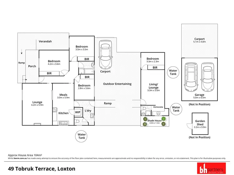 Floorplan of Homely house listing, 49 Tobruk Terrace, Loxton SA 5333