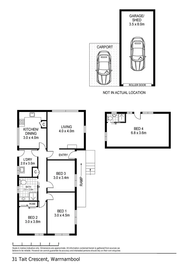 Floorplan of Homely house listing, 31 Tait Crescent, Warrnambool VIC 3280